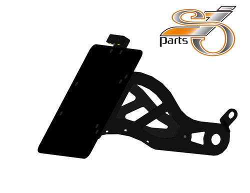 Side license plate holder - license,