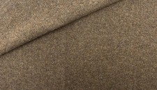 100% Wool Yorkshire Tweed Fabric Brown Plain Weave Ref 2505/003