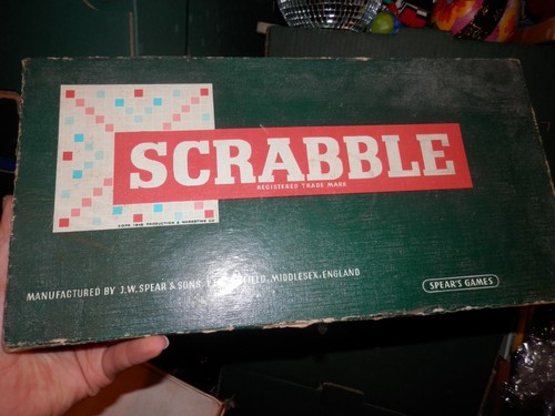 Vintage scrabble board game - game, |