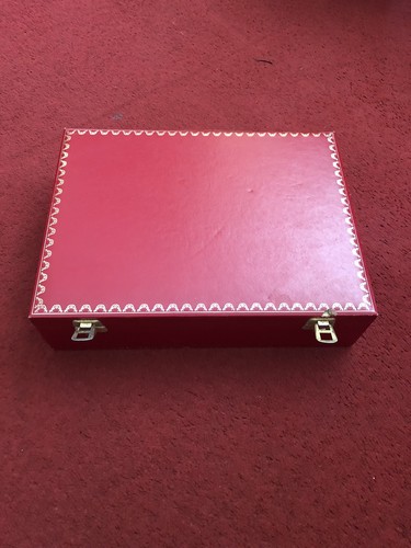 Cartier red leather jewellery - leather,