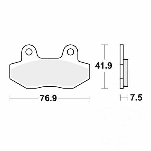 Trw brake pad sintered - trw,