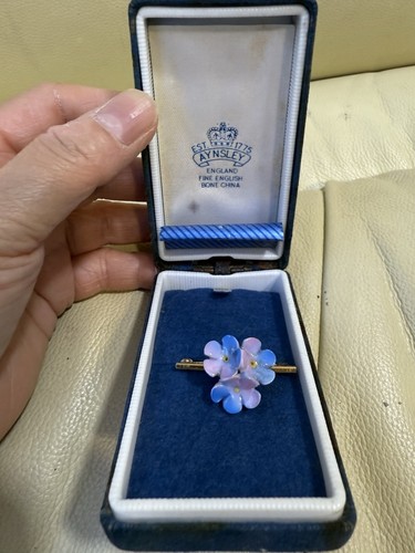 Vintage aynsley blue bone - vintage,
