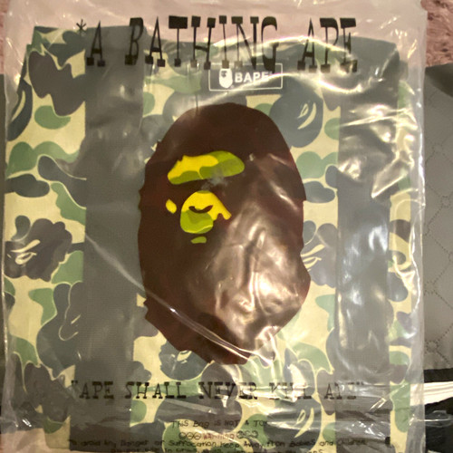 Bape green black beige camo - bape,