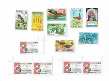 St Vincent postage stamps x