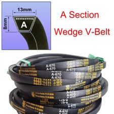 V Belt A Section Sizes A15-A59