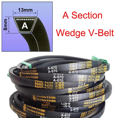 Belt section sizes a15 - a,