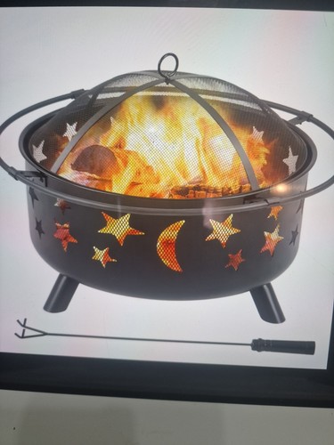 Costoffs round fire pit - fire,