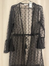 Black Sheer Beach Cover for