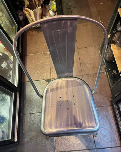 Metal restaurant dining chair - dining,