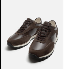 Zara Mens Top Smart Casual Leather Shoes UK 11 EU45  RRP £ 119.99 Offers Welcome