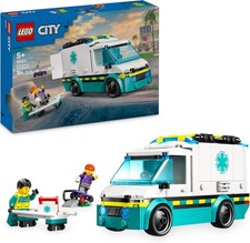 LEGO City Emergency Ambulance Toy with 2 Minifigures - Educational Learning Toys