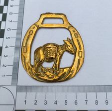 Vintage Solid Brass Horse