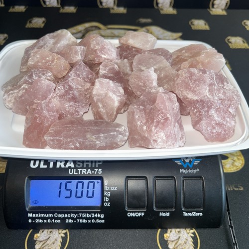 5kg rose quartz crystals - rose,