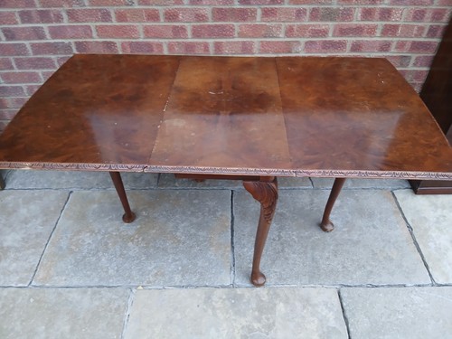 Vintage mahogany drop - drop, leaf