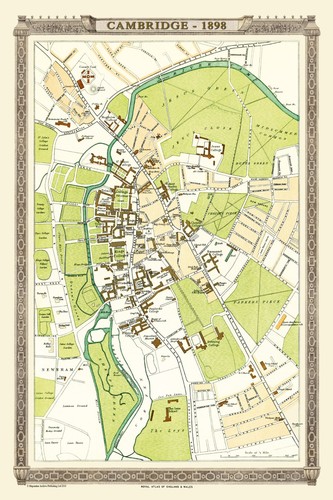 Jigsaw map cambridge - map, of
