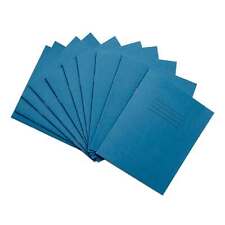 RHINO A5+ Exercise Books, 80-Page / 8mm Lined with Margin, 11 Colours, 10-Pack