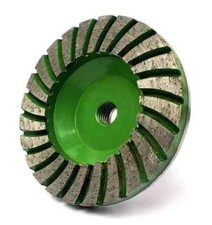Diamond Cup Wheel Sintered Diamond Segment M14 100mm 70 GRIT 24 Segs Concrete