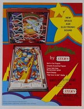 Lectronamo Pinball Machine Flyer Original 1977 Stern Advertisement