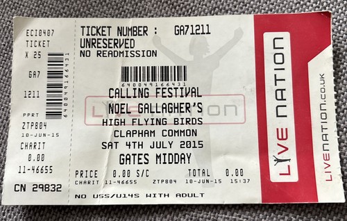 Noel gallagher high flying - high,