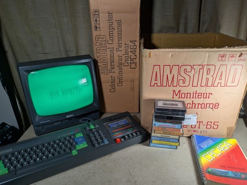 Amstrad cpc464 green screen - +,