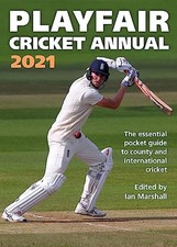 Playfair Cricket Annual 2021 by Marshall, Ian Book The Cheap Fast Free Post