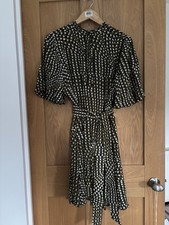 Reiss Women’s Green Polka Dot Dress Size 12