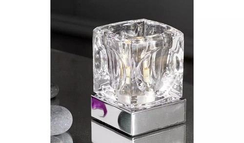 Argos home cuba glass chrome - argos,