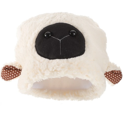 Plush sheep ear - kids, white