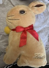 LINDT Gold Rabbit “Chocolate" Bunny Zip Up Pouch 12” Plush soft Toy in vgc