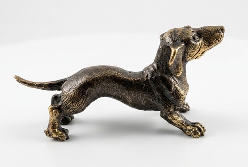 Brass dog dutch miniature - dog,