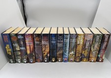 Wheel of Time Robert Jordan Complete Set 14 Vol 1-14 HC & DJ Some 1st Ed/Prints!