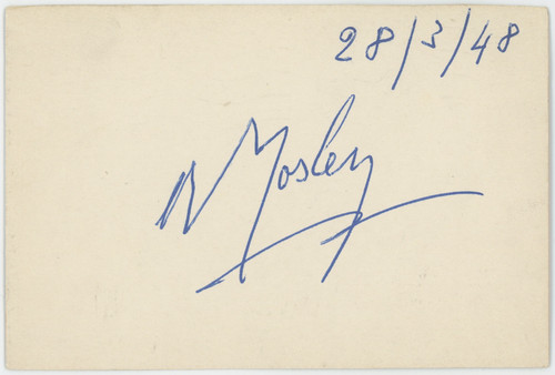Oswald mosley fascist - uk,