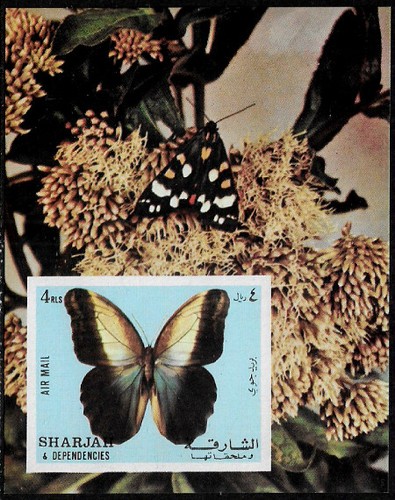 Sharjah michel block 118 - sharjah, mnh