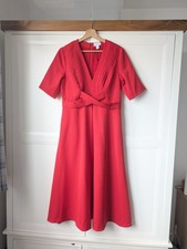 Coast Red Pleated Bodice Cross