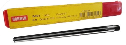 5mm hand reamer 100mm taper - 5mm,