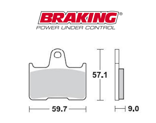 875sm1 rear brake - rear, pads