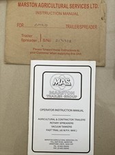 Marshall Agricultural Trailers Operating Manual Rotary Spreader Tanker CM2.0