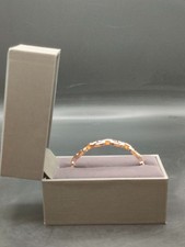 Jon Richard Gold Tone Chain Link Bangle Bracelet Boxed Hardly Used Gift Ready