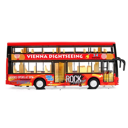 Alloy tour city bus model - 1:36,