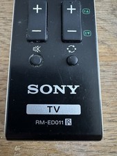 GENUINE Sony RM-ED011 Remote Control for Sony Bravia TV KDL-32V4500 KDL-37V4710