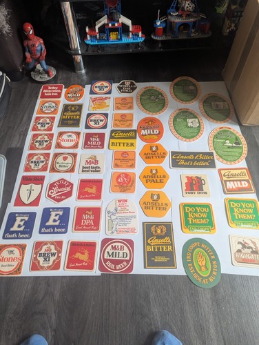Bitter beermats vintage 1970s - bitter,