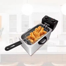 4L Electric Deep Fryers Oil Oven Fryer Kitchen Household Fried Chicken Fries