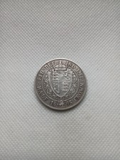 1898 Queen Victoria ( 1837-1901 ) Silver Half Crown Coin