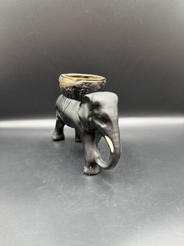 Vintage retro ceramic elephant - retro,