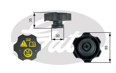 Gates radiator cap for - gates,
