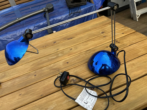 Vintage homebase blue halogen - vintage,