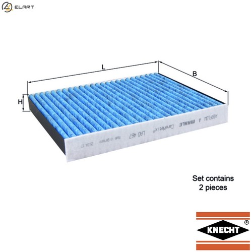 Filter cabin air lao - filter,