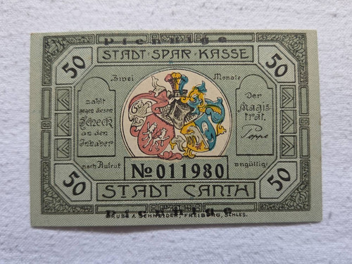 Emergency money 1922 - city, of