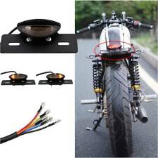 Motorcycle Brake Tail License Plate Turn Signal Light For Bobber Chopper Custom
