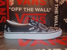 Vans Men's 8.5 Peace Paisley Slip On Black/True White - VN0A5JMHB0E